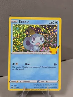 Sobble - 24/25 - Pokemon McDonald's 25th Anniversary Holo 2021 NM - Image 1