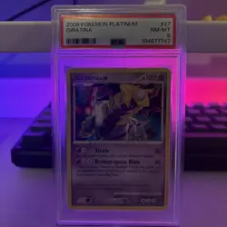 2009 POKEMON PLATINUM #27 GIRATINA PSA 8 - Image 1