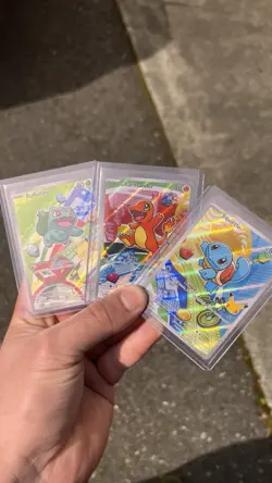 Pokemon TCG First Partner Illustration Collection Series 1 Kanto GEN 1 Starters - Image 2