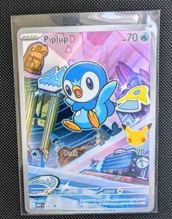 Pokemon First Partner Illustration Collection Tirtwig Piplup Chimchar Sinnoh - Image 4