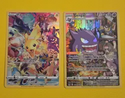 Pokemon: Crown Zenith Pikachu 160/159 Holo Secret Rare + Gengar Lost Origin - Image 1