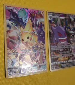 Pokemon: Crown Zenith Pikachu 160/159 Holo Secret Rare + Gengar Lost Origin - Image 3