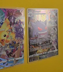 Pokemon: Crown Zenith Pikachu 160/159 Holo Secret Rare + Gengar Lost Origin - Image 4