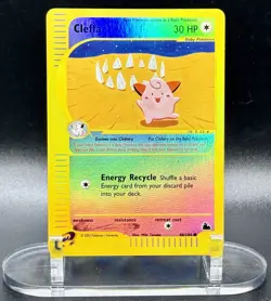 Cleffa 48/144 Reverse Holo Pokemon Skyridge 2003 Wotc Vintage LP/MP - Image 2