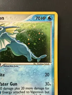 Pokemon TCG Pop Series Vaporeon Rare Holo 6/17 Near Mint - Image 3