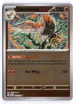 Pokemon Perfect Order Talonflame 014/088 Uncommon Reverse Holo - Image 1