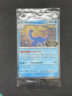 Aurorus 024/088 Cosmo Holo Perfect Order Stamped Promo SEALED Pokemon TCG - Image 1
