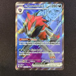 Pokemon TCG N's Zoroark ex Full Art Ultra Rare SV09: Journey Together 175/159 NM - Image 1