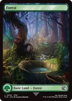 Forest (0306) Final Fantasy MTG Magic The Gathering - Image 1