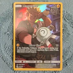 Pokemon Magnemite 242/236 Cosmic Eclipse Secret Rare Full Art Holo 60 HP - Image 1