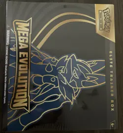 Pokemon TCG Mega Evolution Lucario Elite Trainer Box New Factory Sealed - Image 1