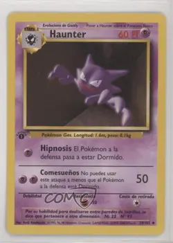 Haunter Spanish 1st Ed. Pokemon Base Set #29 1999 - Image 1
