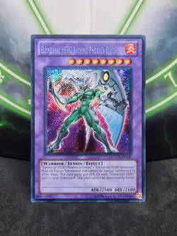 Yugioh Elemental Hero Shining Phoenix Enforcer LCGX-EN139 Secret Rare NM Euro - Image 1