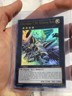Yugioh Number C39: Utopia Ray YS13-EN042 Ultra Rare 1st Edition LP Card Yugioh! - Image 1