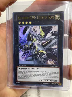 Yugioh Number C39: Utopia Ray YS13-EN042 Ultra Rare 1st Edition LP Card Yugioh! - Image 2