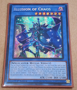*** ILLUSION OF CHAOS *** 1ST EDITION PRISMATIC SECRET RARE MP23-EN017 YUGIOH - Image 2