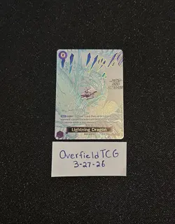 One Piece OP15-077 Lightning Dragon ALTERNATE ART Parallel - IN HAND SHIPS FAST - Image 1