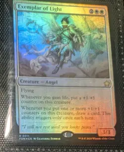 MTG TCG Exemplar of Light Foundations Foil - Image 1