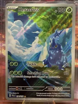 Heracross Paldea Evolved Illustration Rare Pokemon TCG Card 194/193 - Image 3