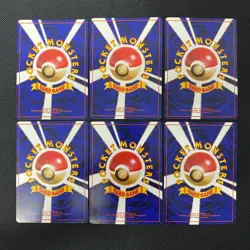 Dark Normal Card Set of 6 Japanese Pokemon Card Old Back s007409 - Image 2