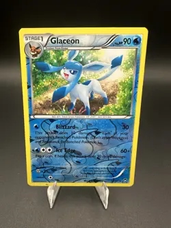 Pokemon Glaceon Card 19/111 Furious Fists Reverse Holo - Image 1