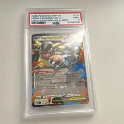 Pokemon Mega Kangaskhan EX 025 MEP Holo PSA 9 300 HP 200+ Attack TCG Card - Image 1