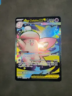 Mega Clefable EX FULL ART 103/88 From Perfect Order NM Pokemon Card TCG English - Image 1