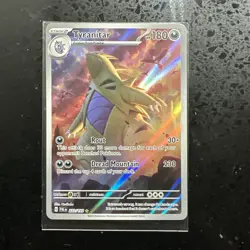 Pokemon TCG Tyranitar Scarlet & Violet Paldea Evolved Card 222/193 - Image 1