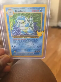 Pokemon Blastoise Base Set Holo Rare Card 2/102 100HP Ken Sugimori Art - Image 1