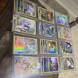 Pokemon TCG 12 Card Lot Holo Regular Standard English Autographed Card - Image 1