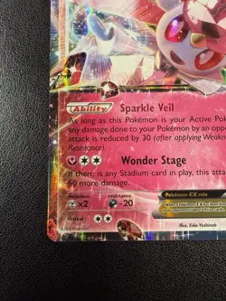 Diancie EX - 72/124 - XY Fates Collide Ultra Rare Holo Pokemon Card - NM - Image 5