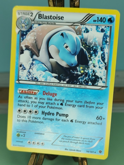 Pokemon Blastoise 16/101 Plasma Blast Holo - Trading Card TCG - Image 1