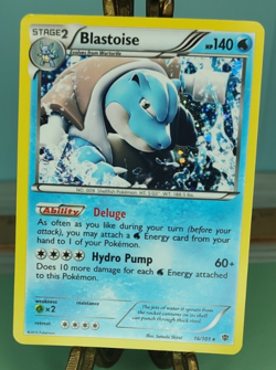 Pokemon Blastoise 16/101 Plasma Blast Holo - Trading Card TCG - Image 2