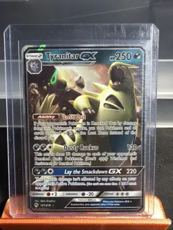 Pokemon Tyranitar GX Holo Card Sun & Moon SM Lost Thunder 121/214 - Image 1