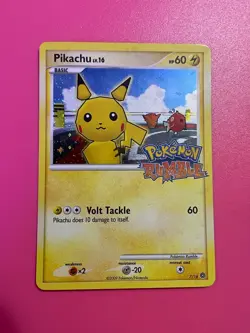Pokemon Pikachu Rumble Promo Holo Card 7/16 *READ DESCRIPTION* - Image 1