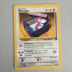 Porygon Team Rocket #48/82 English Pokemon Card - NM • - Image 1