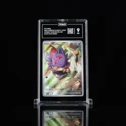 N's Zorua 189 Sv: Scarlet & Violet Promo Cards Holo - TAG 9 Graded - Image 1