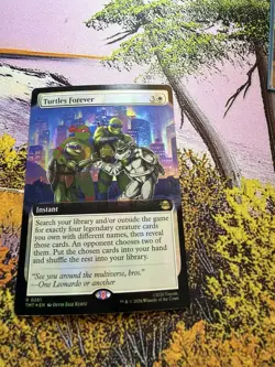 Turtles Forever TMT NM MTG Extended Art - Image 1