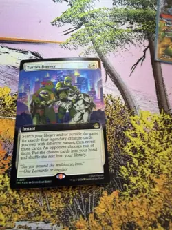 Turtles Forever TMT NM MTG Extended Art - Image 3