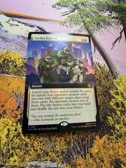 Turtles Forever TMT NM MTG Extended Art - Image 4
