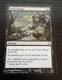 Toxic Deluge - Commander 2013 Magic the Gathering MTG - Image 1