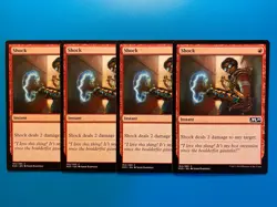 MTG 4x Shock # 160 Core Set 2020 M20 Pauper Magic the Gathering x4 NM - Image 1