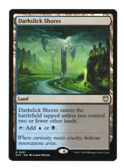 MTG - Darkslick Shores - Normal - Commander: Outlaws of Thunder Junction - NM - Image 1