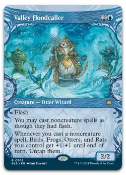 Valley Floodcaller (Showcase) #308 (NM) Bloomburrow BLB Magic MTG - Image 1