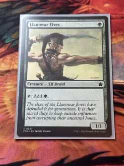 1x Llanowar Elves NM Eng MTG - Foundations - Image 1