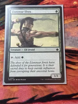 1x Llanowar Elves NM Eng MTG - Foundations - Image 3