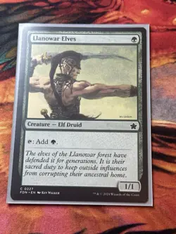 1x Llanowar Elves NM Eng MTG - Foundations - Image 5