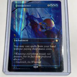 Omniscience (Borderless) MTG: Foundations, Mana Stamped/Foil #379 - Image 1