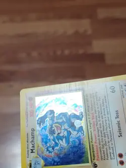 MP Pokemon Vintage COSMOS Holo Machamp 1st Edition CD-ROM Promo 8/102 WoTC - Image 4