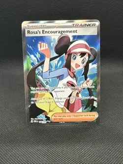 Pokemon TCG -Rosa's Encouragement - Perfect Order - 114/088 - Full Art - NM - Image 1